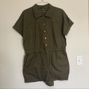 Wild Fable Green Jumpsuit 2x